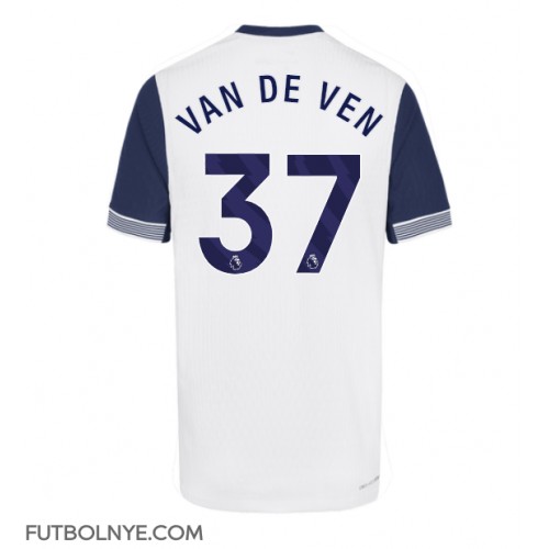 Camiseta Tottenham Hotspur Micky van de Ven #37 Primera Equipación 2024-25 manga corta